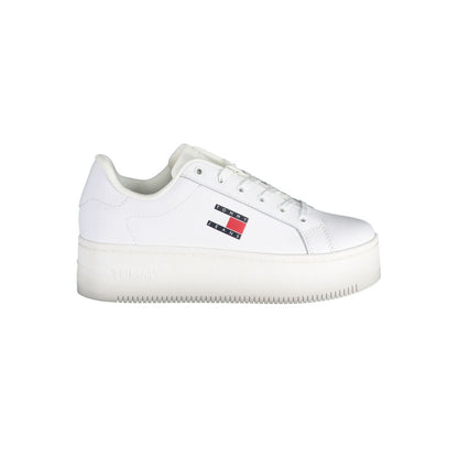 Tommy Hilfiger Bianco Leather Women Sneaker
