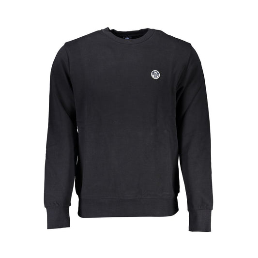 North Sails Black Cotton Sweater NO-27278-XL