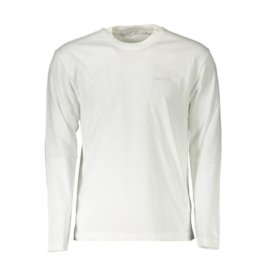 Calvin Klein White Cotton T-Shirt CA-18036-S