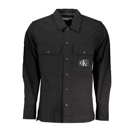 Calvin Klein Black Cotton Shirt CA-25464-M