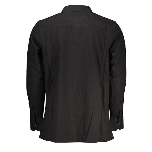 Calvin Klein Black Cotton Shirt CA-25464-M