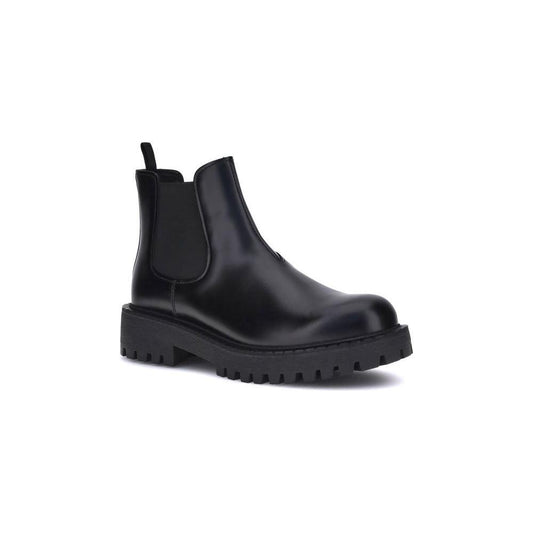 Prada Chelsea Men Leather Boots PR-2TE211FG001B4LF0002-EU 38 | US 5