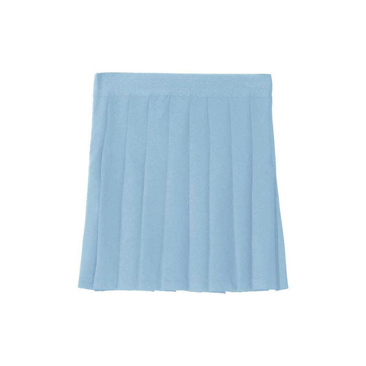 Comme Des Fuckdown Blue Polyester Skirt CO-15694-IT36|XXS