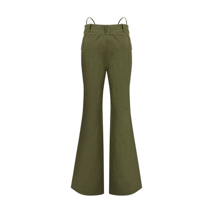 R13 Bicolor Cotton Flared Pants