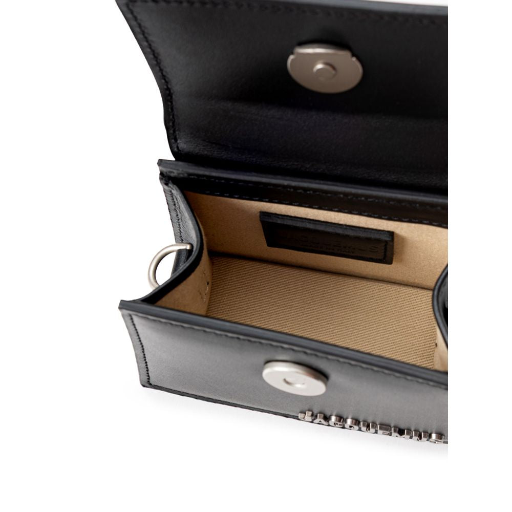 Front view with bag zipped and handles upright.