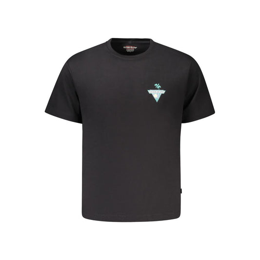 Guess Jeans Black Cotton T-Shirt GU-39050-M