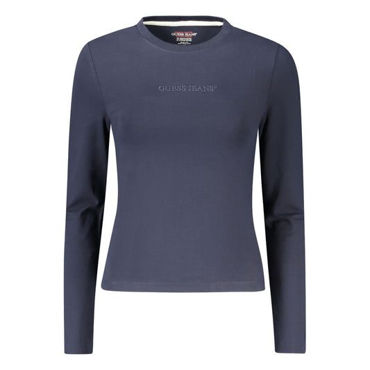 Guess Jeans Blue Cotton Tops & T-Shirt GU-39064-L