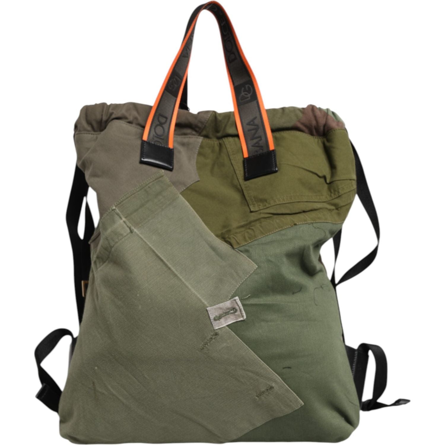 Front view with bag zipped and handles upright.
