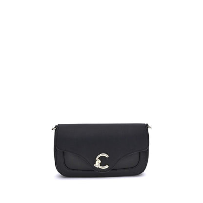 Coccinelle Black Calf Leather Bos Taurus Shoulder Bag