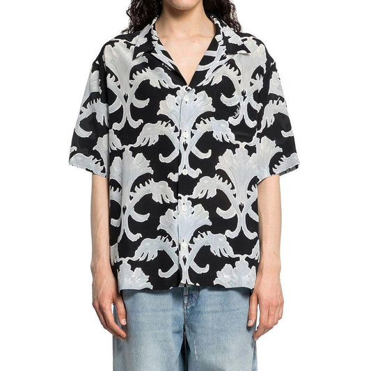 Valentino Garavani Metamorphos Wall Print Bowling Shirt VA-8780399378644-IT52 | XL