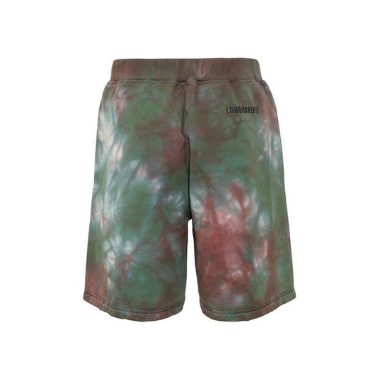 Dsquared² Cotton Tie-Dye Shorts DS-8735455674580-L