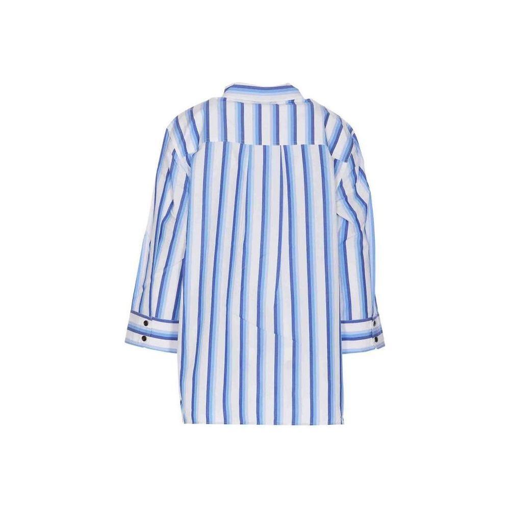 Ganni Cotton Striped Shirt GA-8735481102548-42