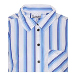 Ganni Cotton Striped Shirt GA-8735481102548-42