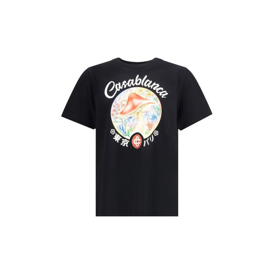 Casablanca Mushroom Emblem printed T-Shirt CA-MPF25JTS00105MUSHROOMEM-M