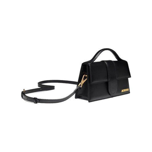 Jacquemus Le Grand Bambino Leather Bag - Gold Logo JA-8780876021972