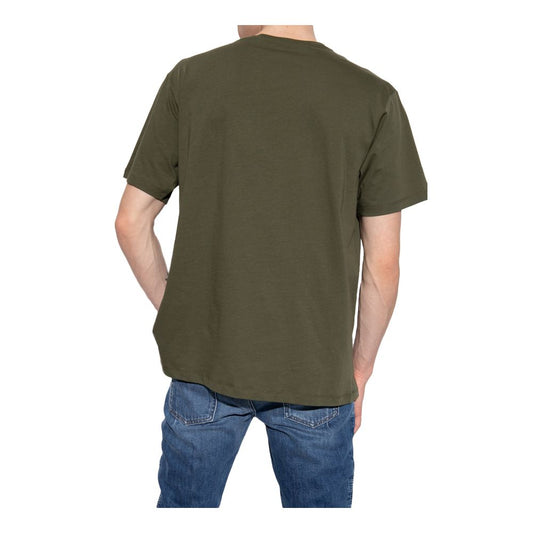 Balmain Green Cotton T-Shirt BA-15801-L