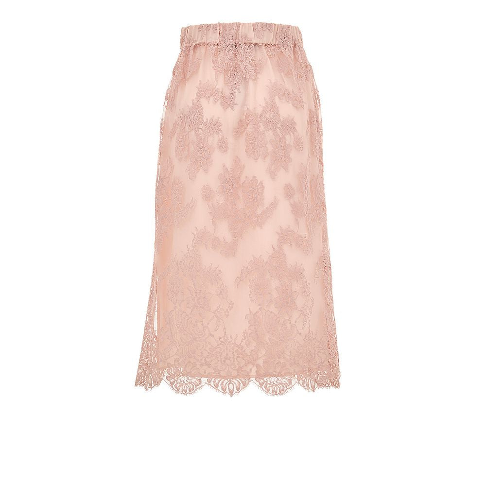 Gucci Pink Cotton Skirt GU-9795675-IT40|S