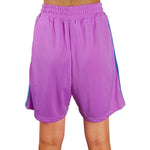 Comme Des Fuckdown Purple Polyester Short CO-10358-S