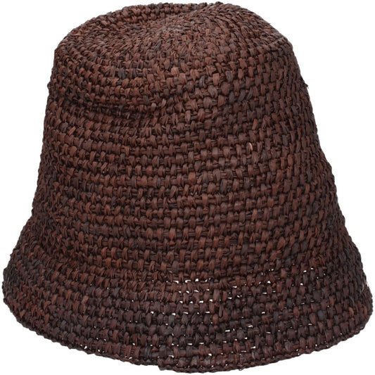 Jacquemus Brown Raffia Bucket Hats JA-8547329704201-56 CM|XS