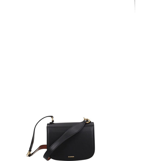 Jil Sander Black Leather Handbags JI8547344548105BT