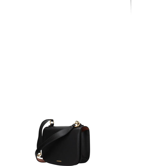 Jil Sander Black Leather Handbags JI8547344548105BT