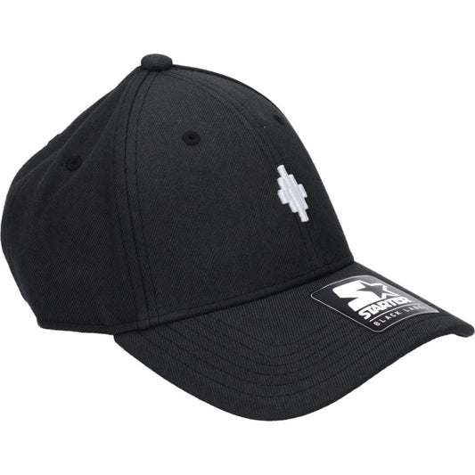 Marcelo Burlon Black Marabou Caps (Baseball Hat)