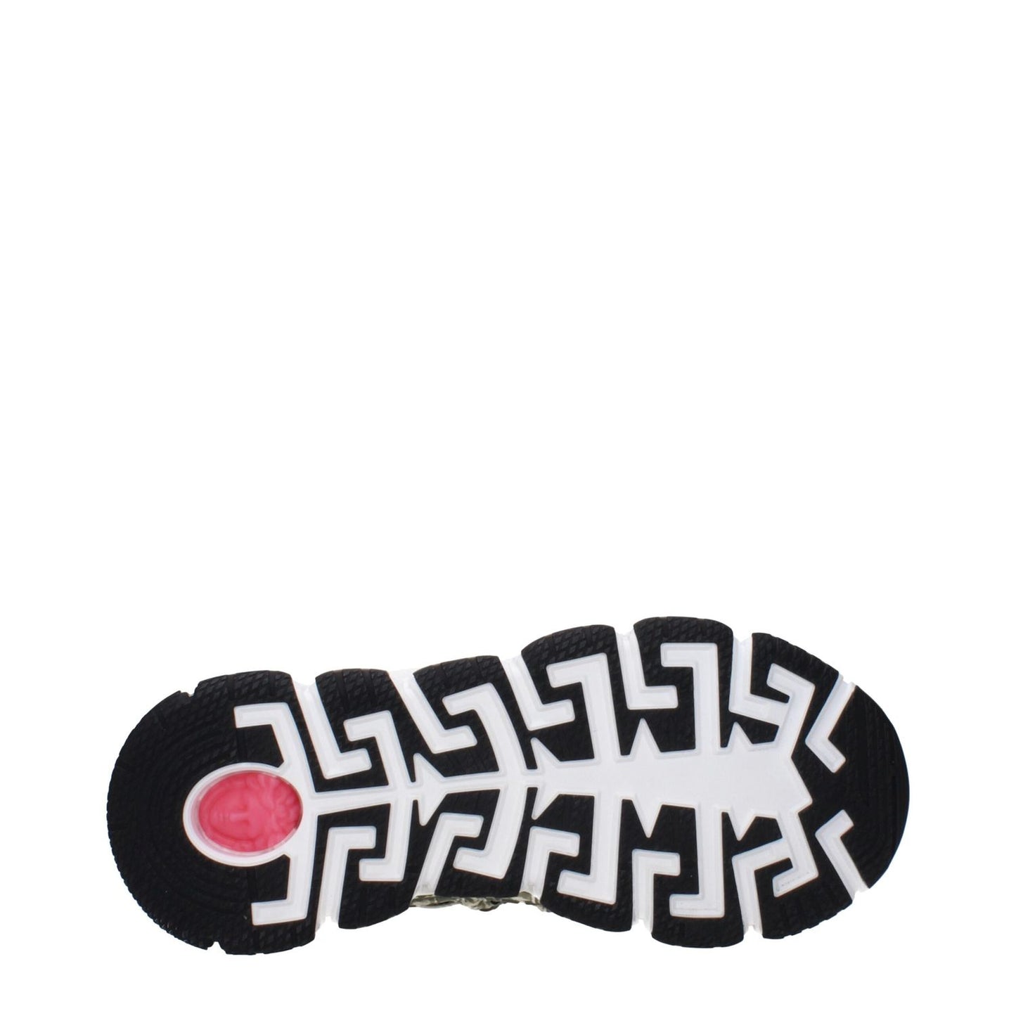 Versace Green Fabric Low Top Sneakers