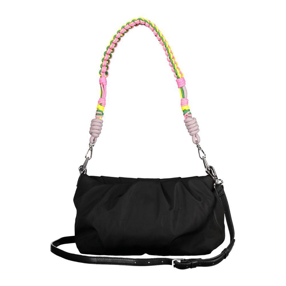 Front view with bag zipped and handles upright.