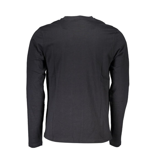 North Sails Black Cotton T-Shirt NO-23364-XL