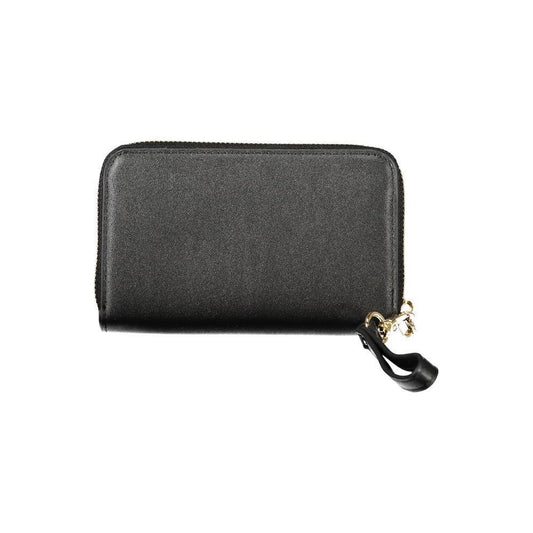 Mario Valentino Black Polyethylene Women Wallet VA-39230