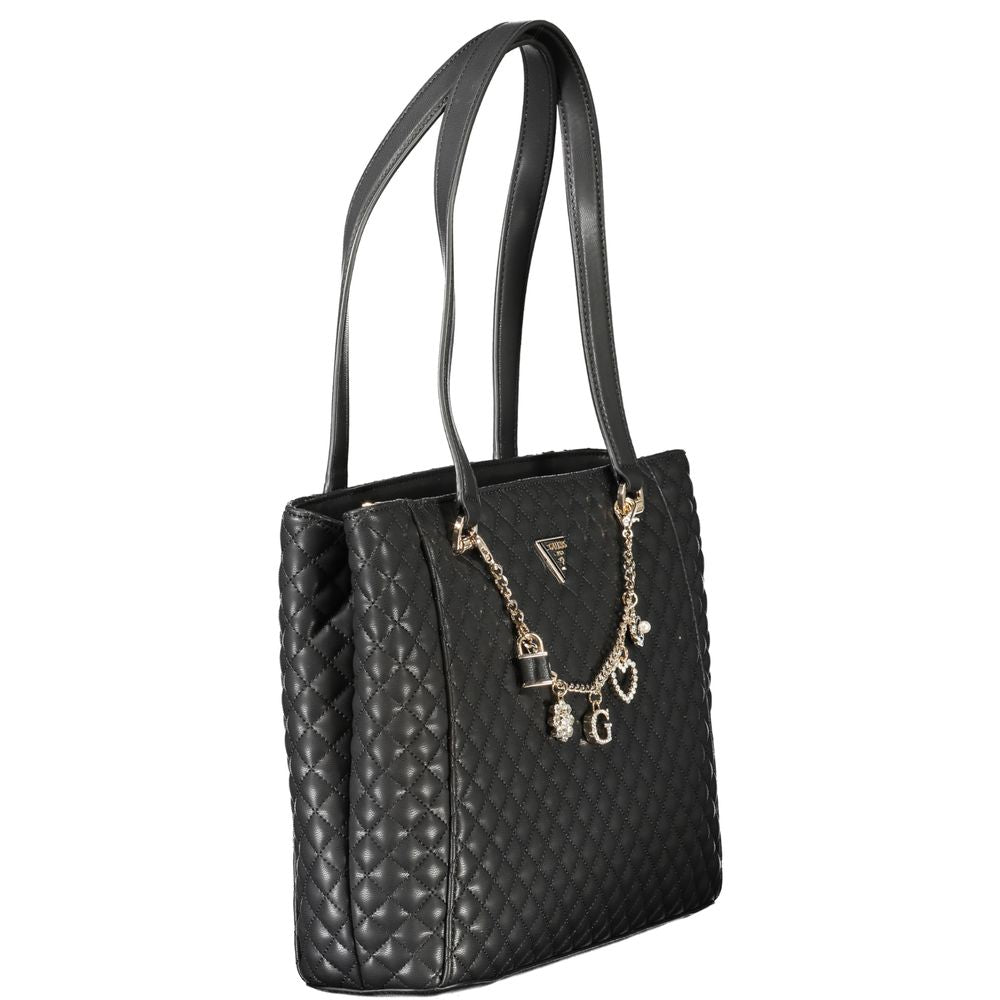 Front view with bag zipped and handles upright.