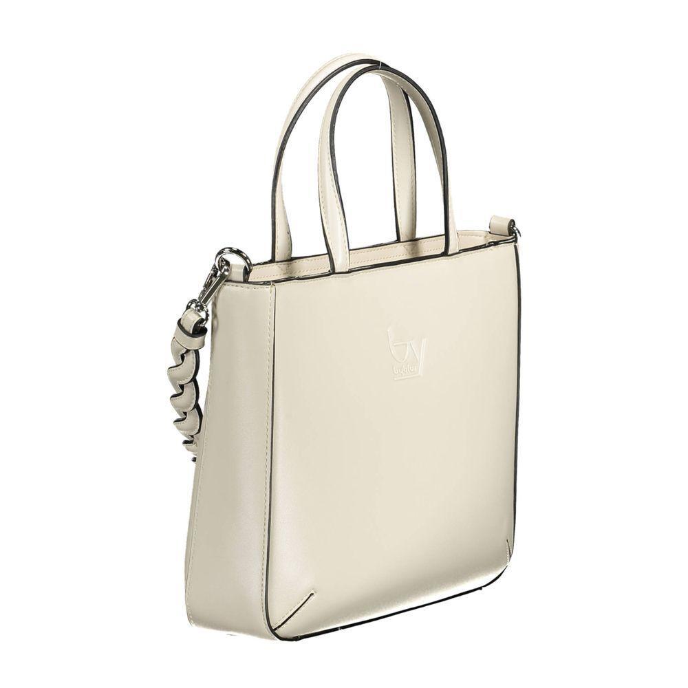 Front view with bag zipped and handles upright.