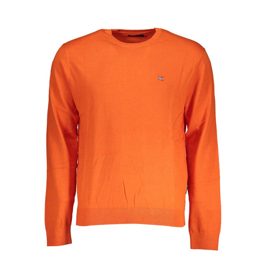Napapijri Red Cotton Men Sweater