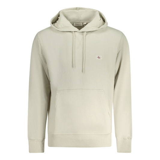 Calvin Klein Beige Cotton Men's Hoodie