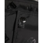 Dolce & Gabbana Black Cargo Windbraker Logo Mania Jacket JKT41521-58