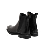 Dolce & Gabbana Black Chelsea Leather Mid Calf Boots Shoes MV7676-39