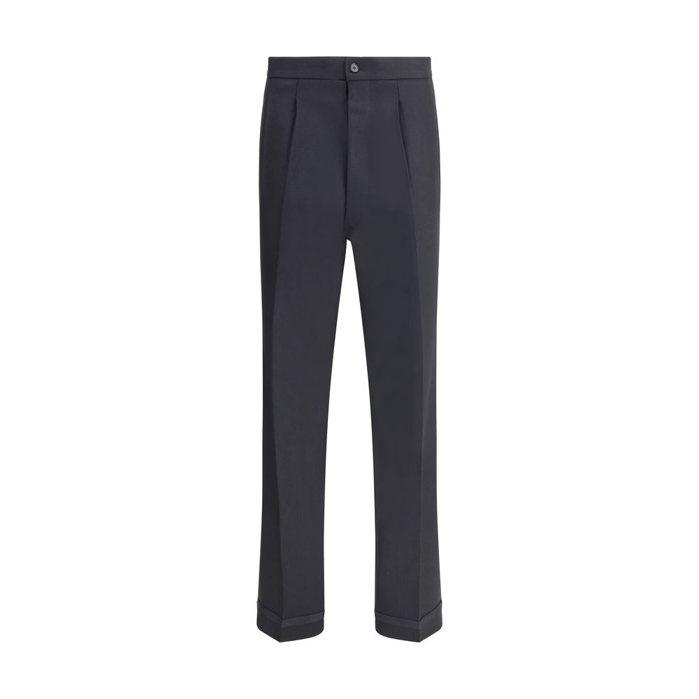 Margiela Black Wool Dress Pants