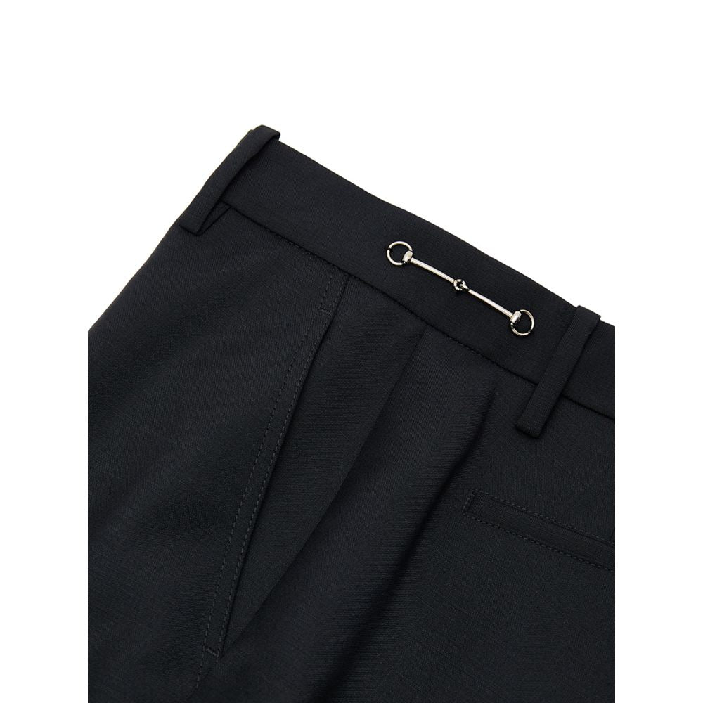Gucci Black Wool Jeans Denim GU-9781676-IT42|M