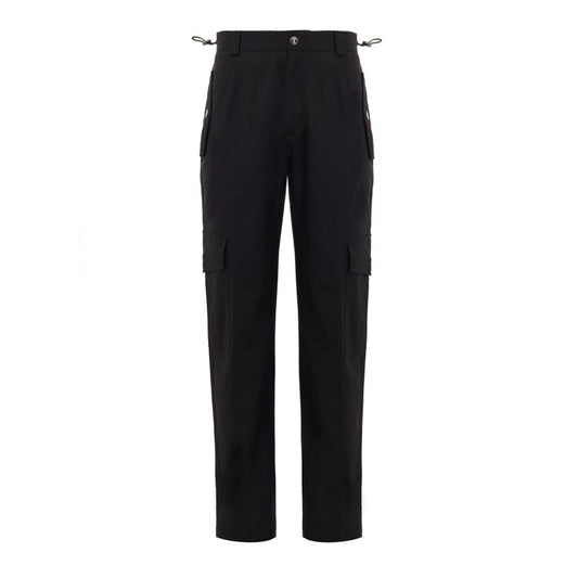 Dolce & Gabbana Black Cotton Cargo Pant DO-9945676-IT48 | M