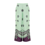 Gucci Green Silk Pant GU-976020051432-IT42|M