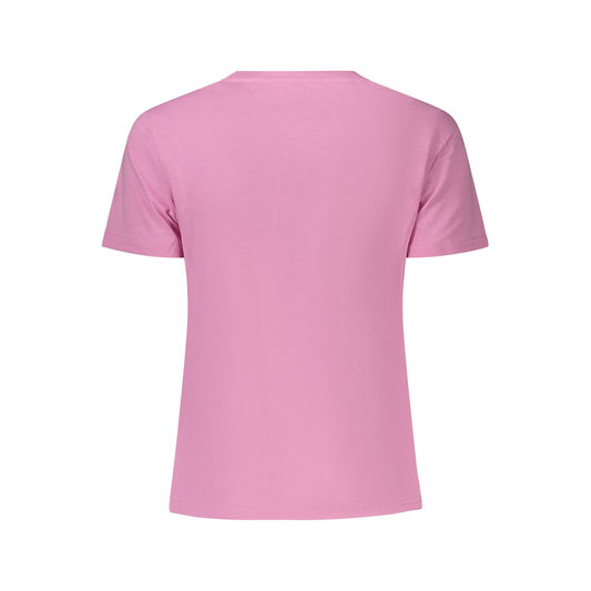 Tommy Hilfiger Pink Cotton Women T-Shirt TO-39326-S