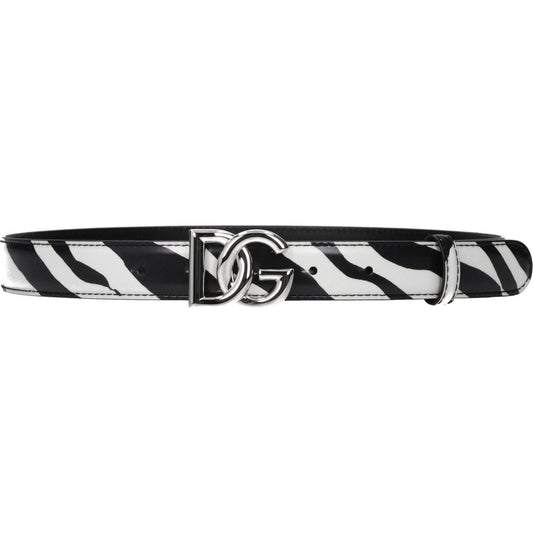 Dolce & Gabbana Black Leather Belts