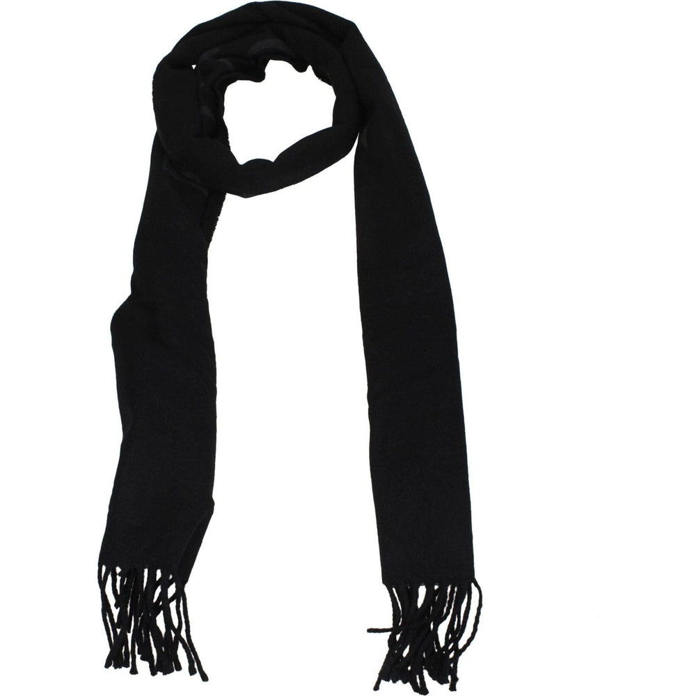 Off-White Black Cashmere Scarves OF8547301196041BT