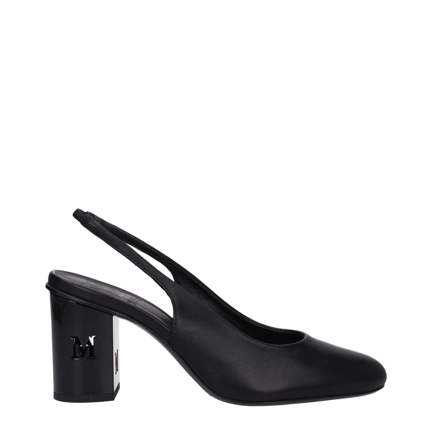 Max Mara Black Leather Pumps