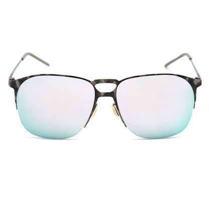 Italia Independent Gray Metal Sunglasses