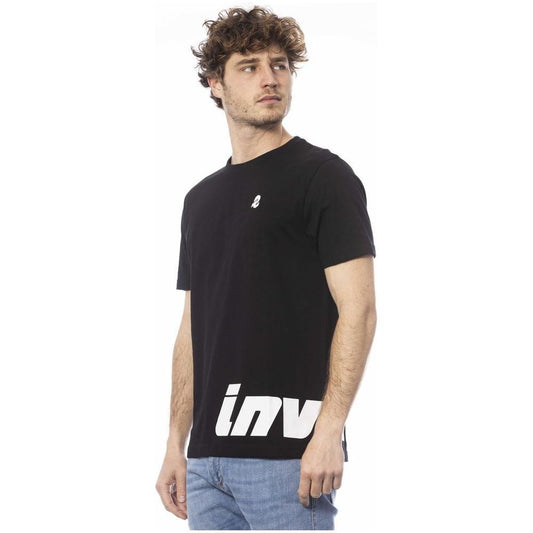 Invicta Black Cotton Men's T-Shirt IN-24034-S