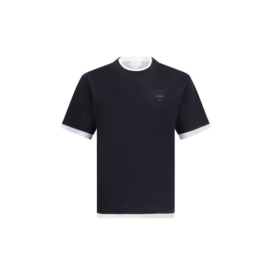 Prada Double layer T-Shirt PR-UJN912SWMO11CDF0967-L