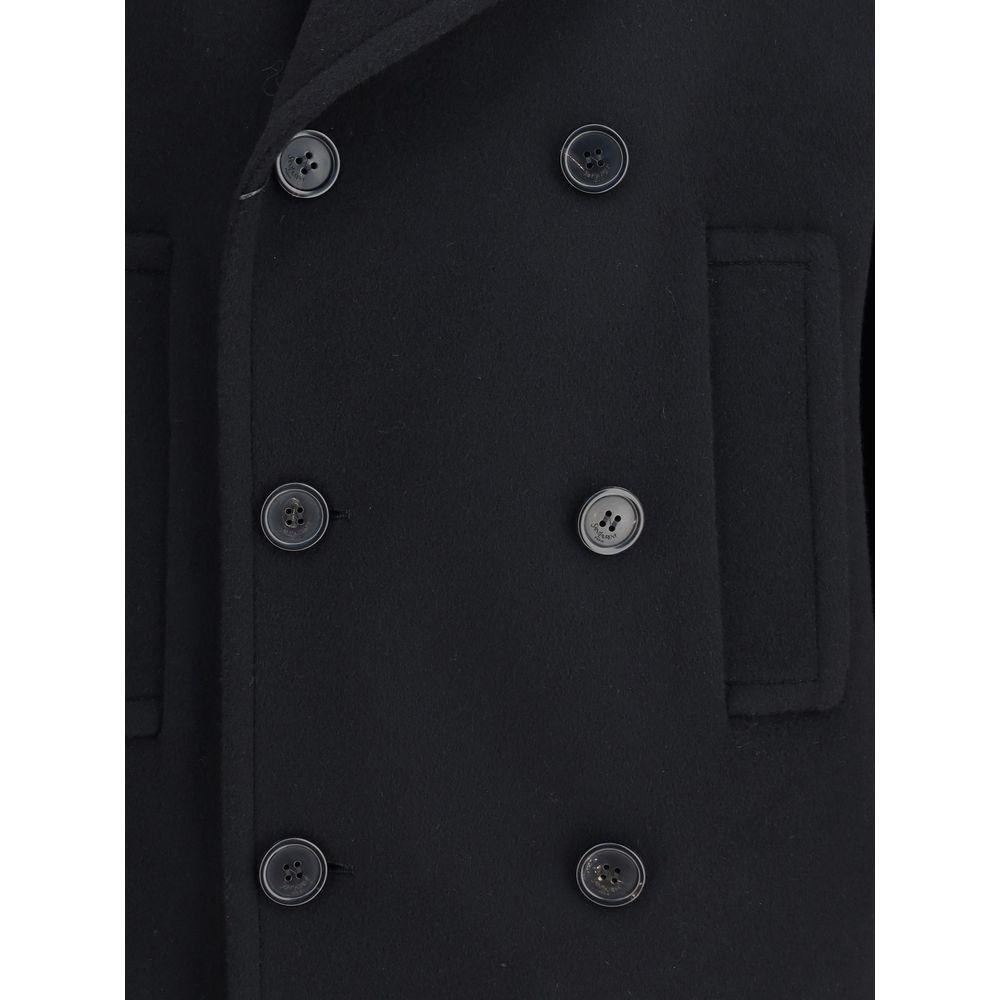 Front view with bag zipped and handles upright.