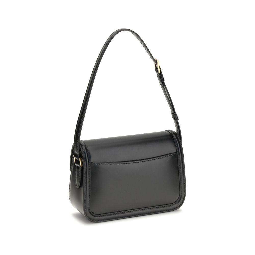 Front view with bag zipped and handles upright.