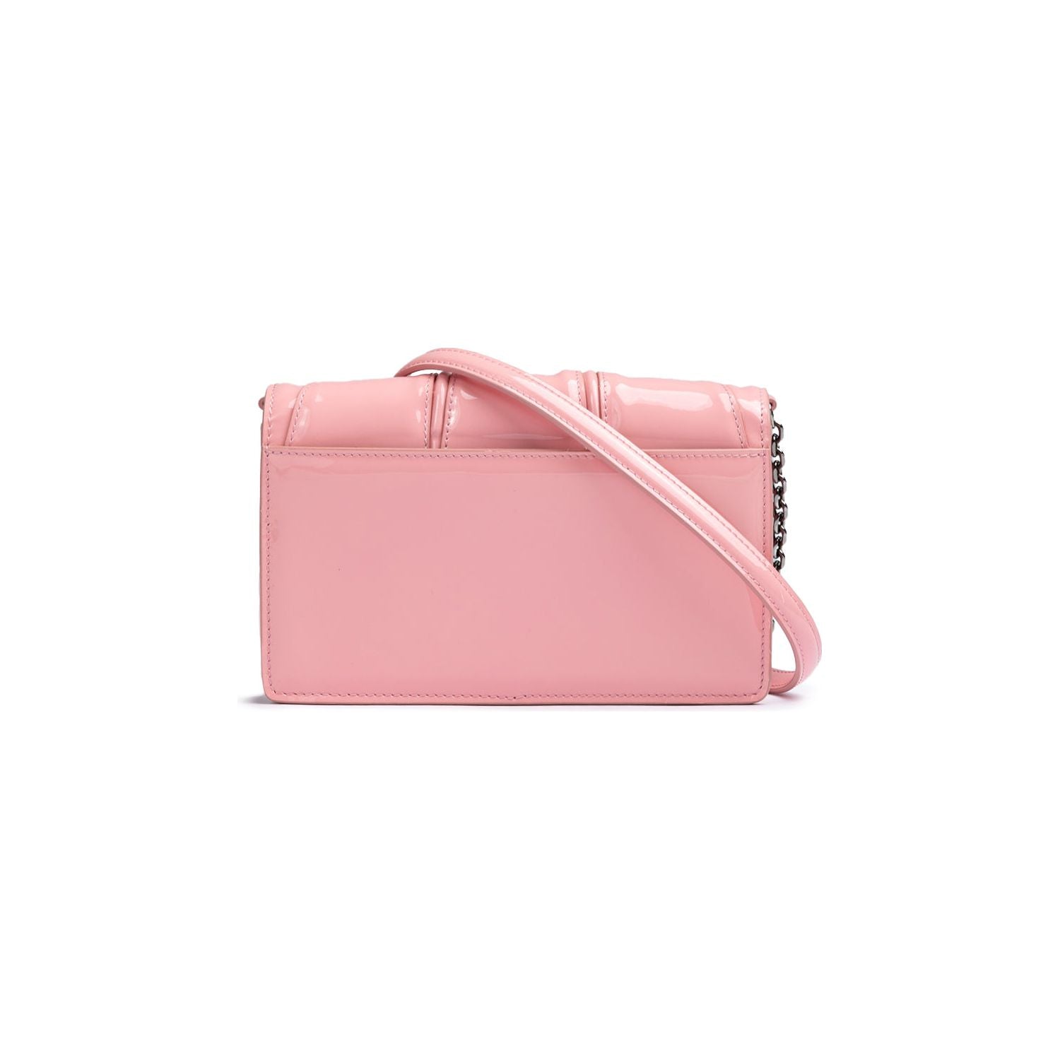 Front view with bag zipped and handles upright.